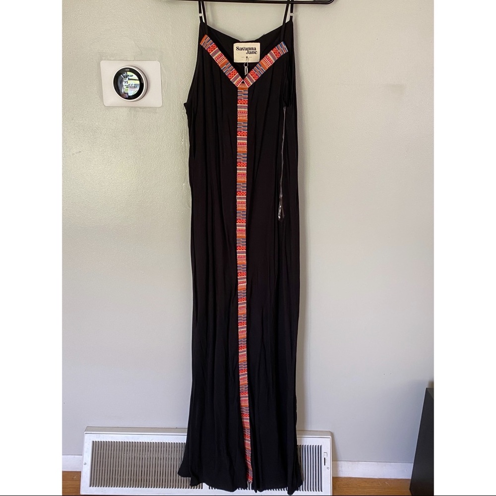 Black, Aztec maxi